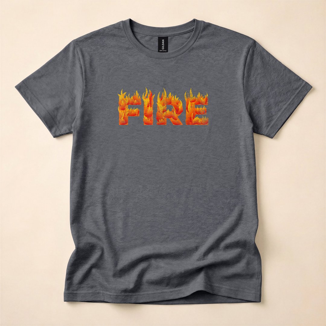 Fire and Ice Matching Couples Halloween Costume T-Shirt - photo 4
