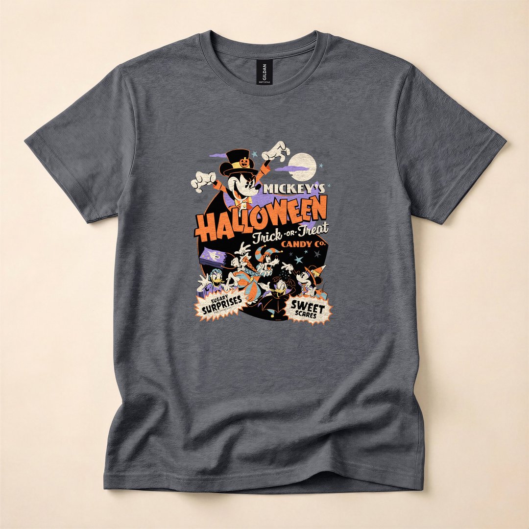 Disney Mickey's Halloween Trick or Treat Candy Co T-Shirt - photo 4