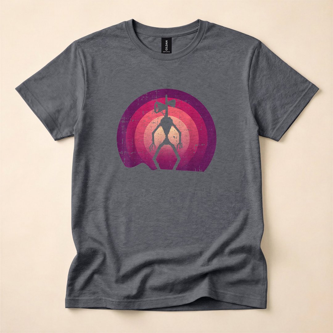 Siren Head Cryptid Lazy Halloween Costume T-Shirt - photo 4