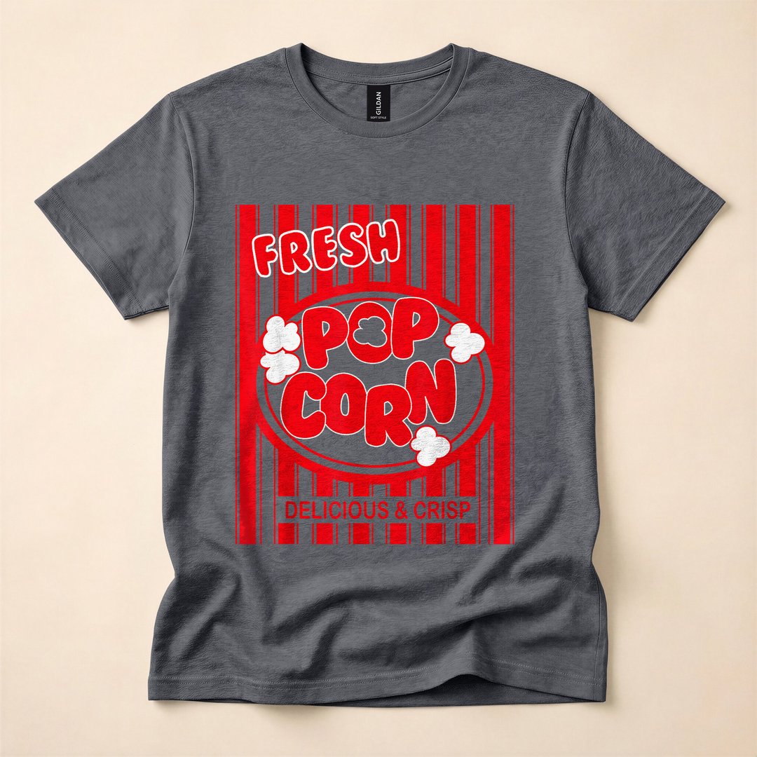 Fresh Popcorn Bag Funny Halloween Costume T-Shirt - photo 5