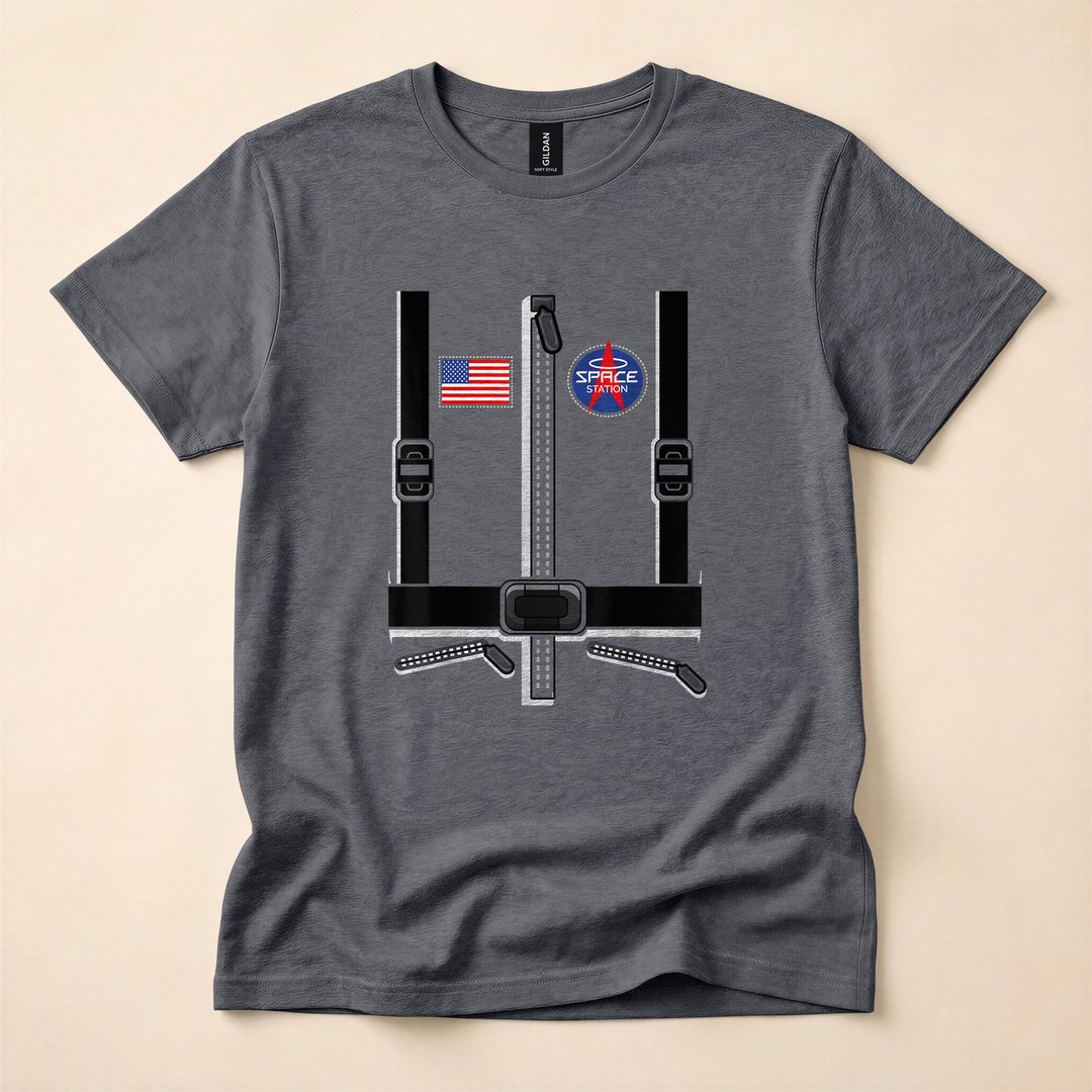 Astronaut Space Suit Funny Halloween Costume T-Shirt - photo 5