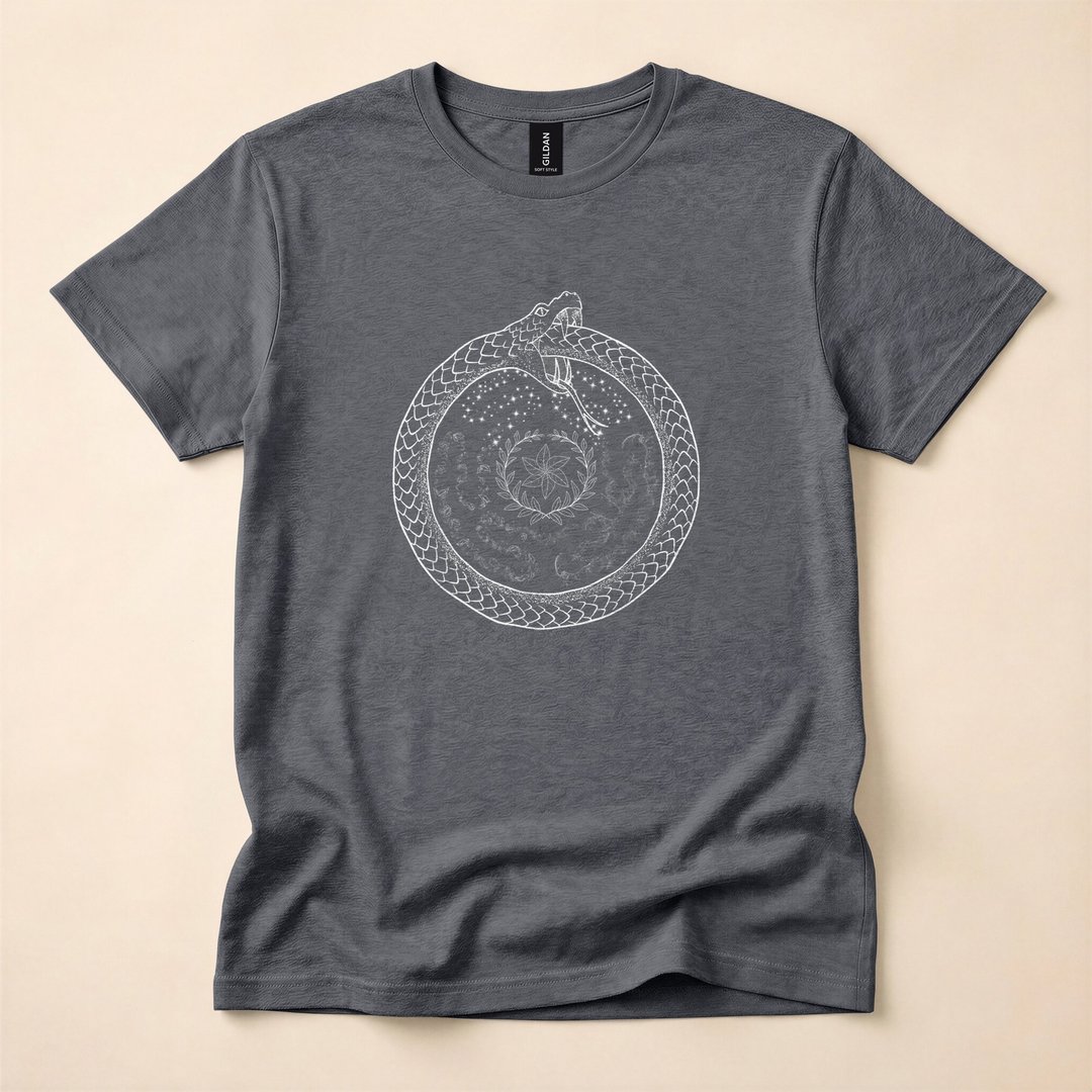 Hecate's Wheel Ouroboros Pagan Witch Occult T-Shirt - photo 4