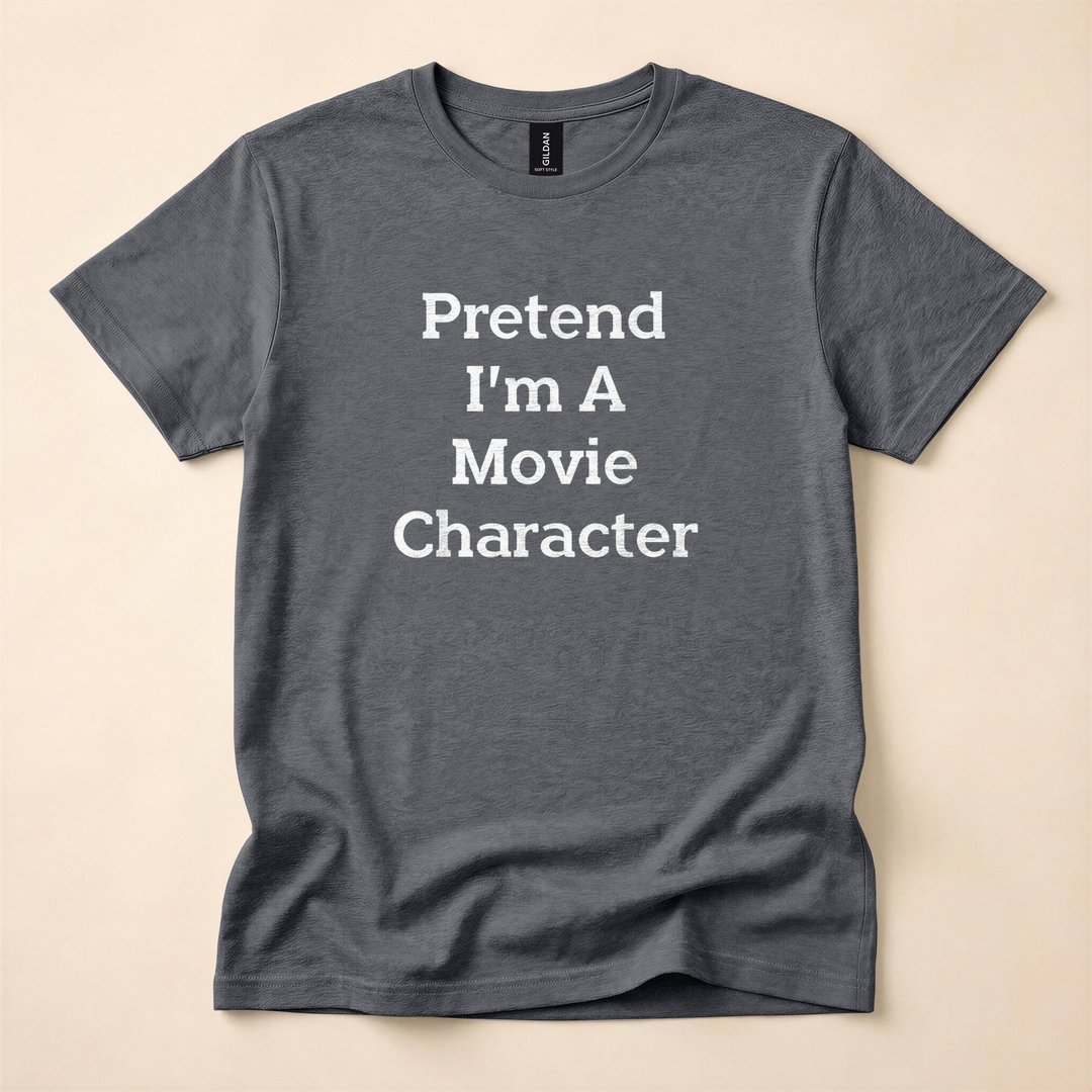Pretend I'm a Movie Character Funny Halloween Costume T-Shirt - photo 4