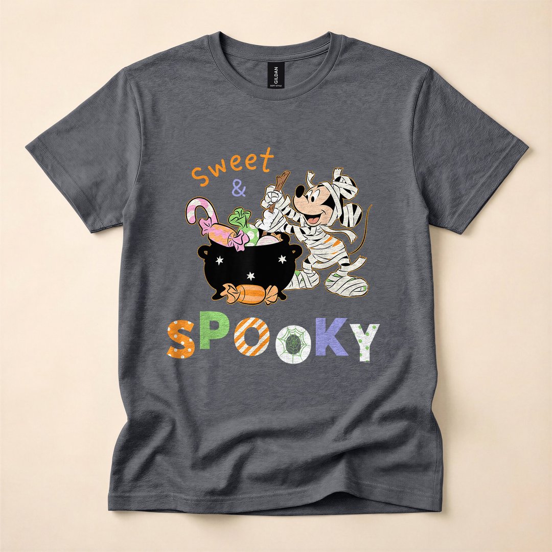 Mickey Mouse Sweet and Spooky Halloween Candy T-Shirt - photo 4