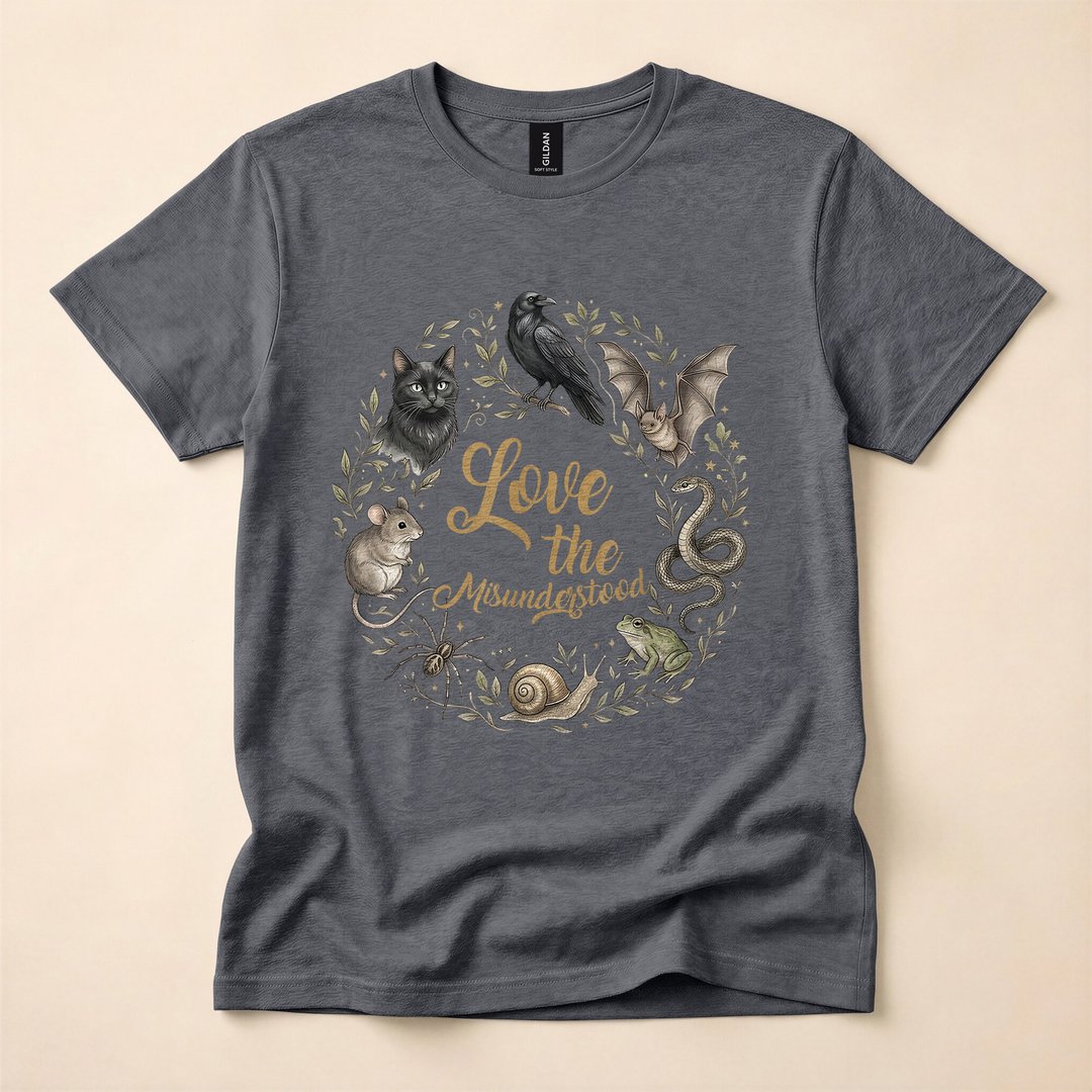 Love the Misunderstood Bats Ravens and Spiders T-Shirt - photo 4