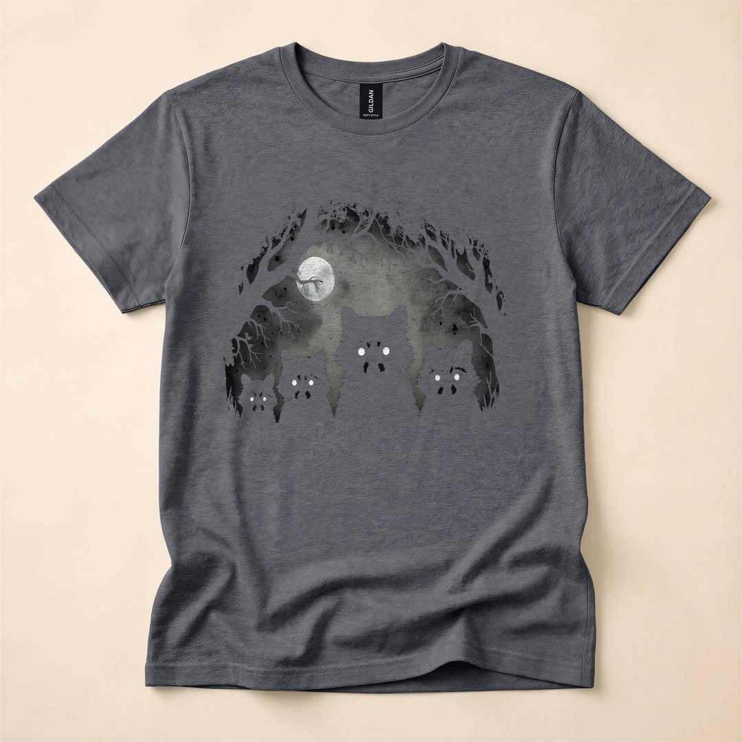 Creepy Gothic Raccoon Horror Grunge Aesthetic T-Shirt - photo 4