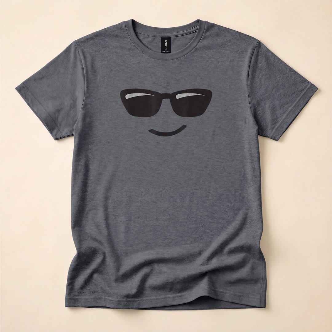 Sunglasses Emoticon Group Halloween Costume T-Shirt - photo 5