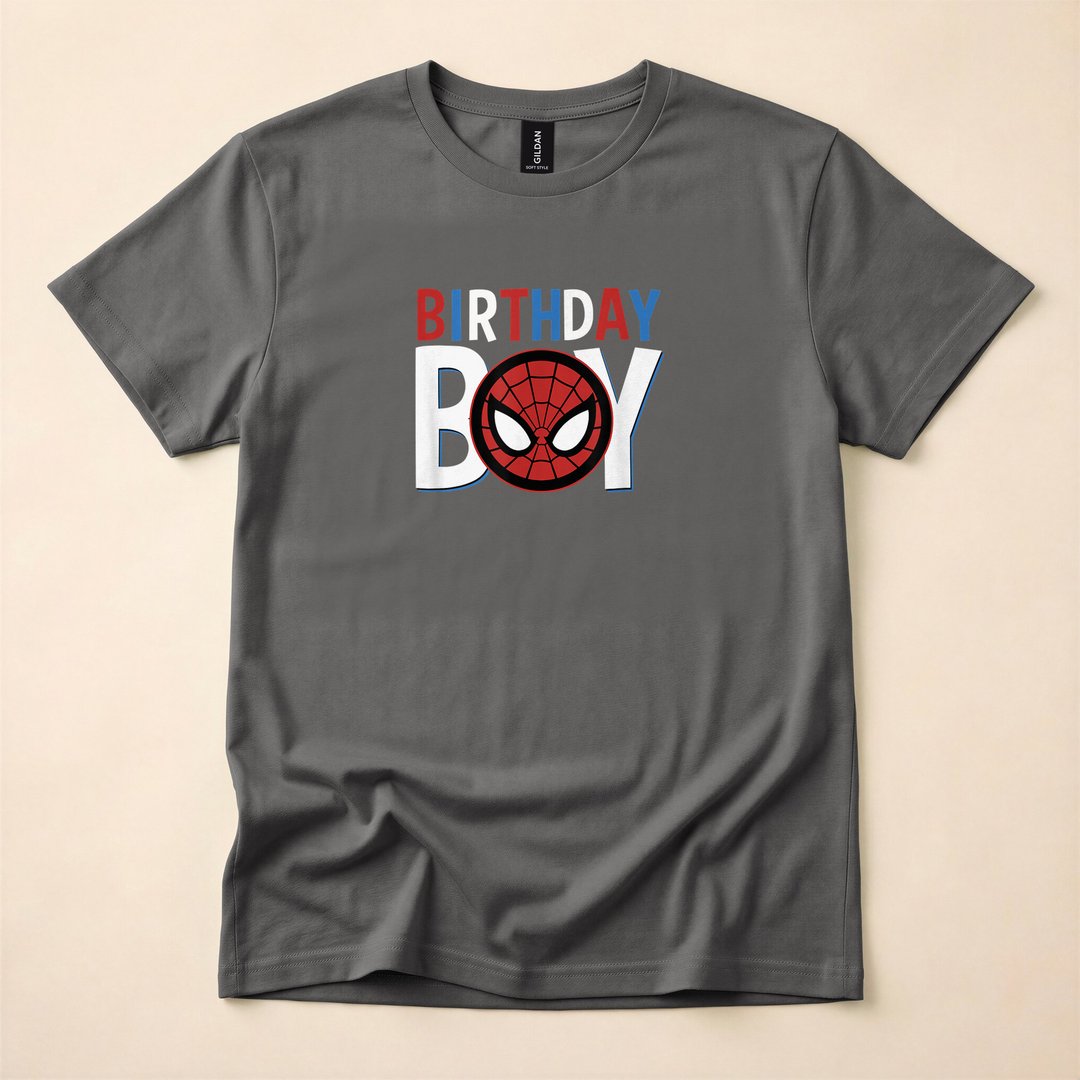 Spider-Man Birthday Boy Comic Celebration T-Shirt - photo 5