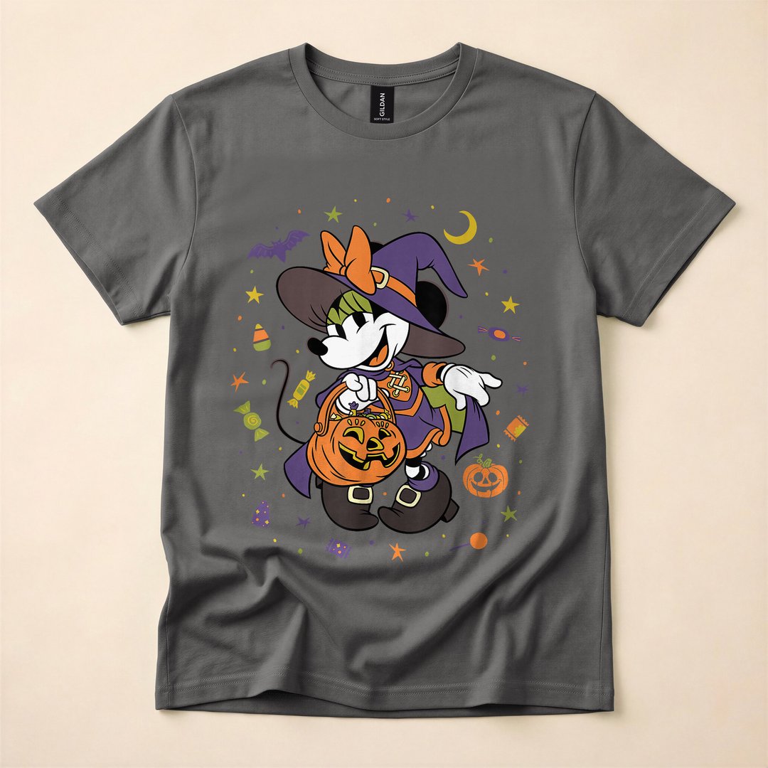 Minnie Mouse Witch Trick-or-Treat Icons T-Shirt - photo 5