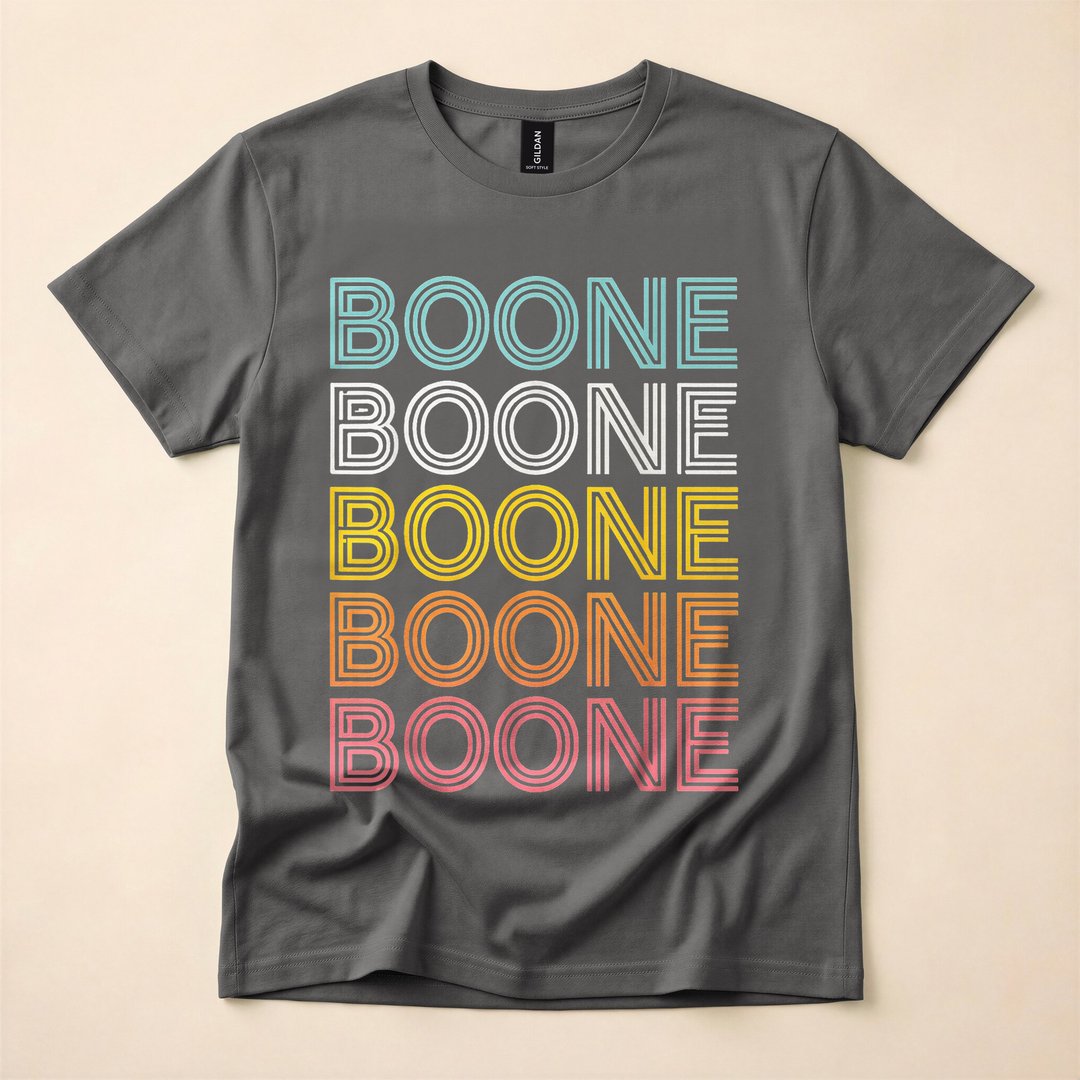 Boone Heart Vintage Hometown Pride T-Shirt - photo 5