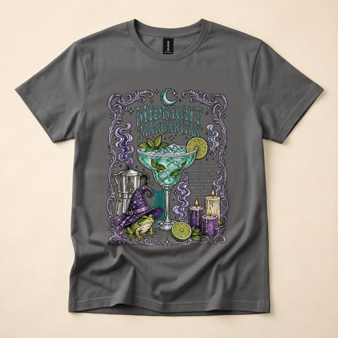 Midnight Margaritas Witch Cocktail Night T-Shirt - photo 5
