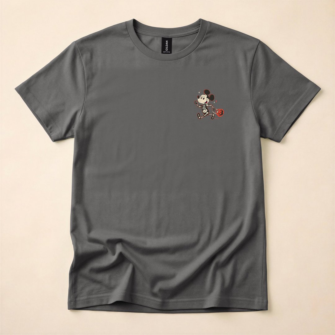 Mickey Mouse Skeleton Trick or Treat Halloween T-Shirt - photo 5