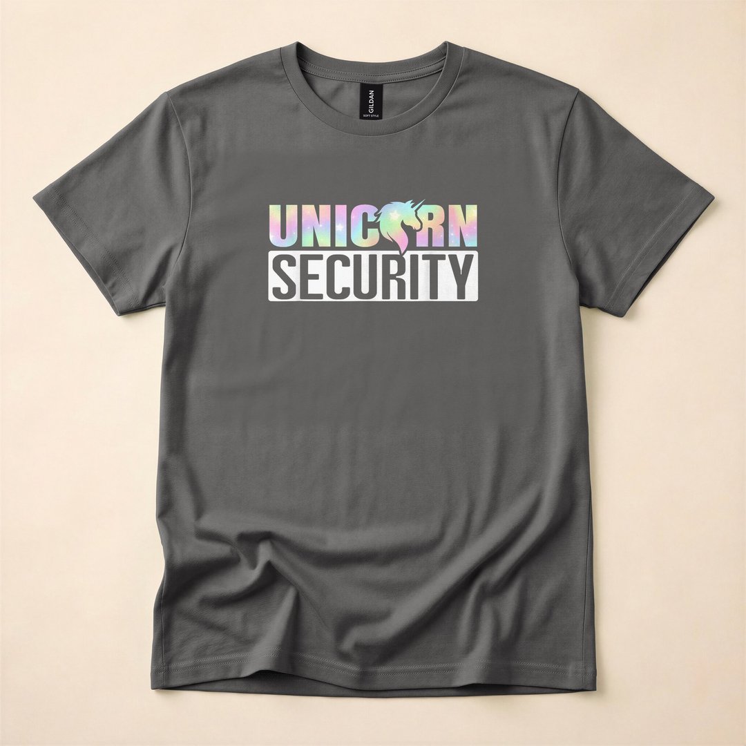 Mom Dad Daughter Unicorn Security Halloween Costume T-Shirt - photo 5