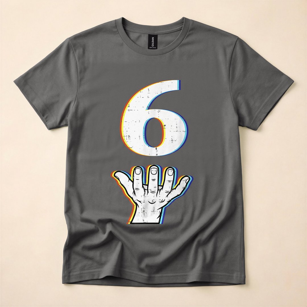 Matching Number 6 and 67 Meme Halloween Costume T-Shirt - photo 5