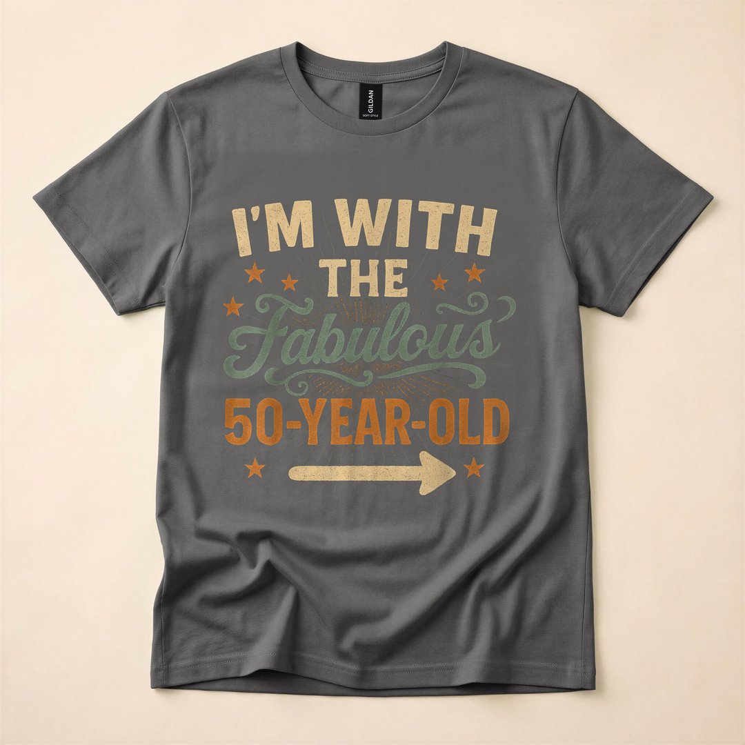 I'm With The 50 Year Old Easy Matching Halloween Costume T-Shirt - photo 5