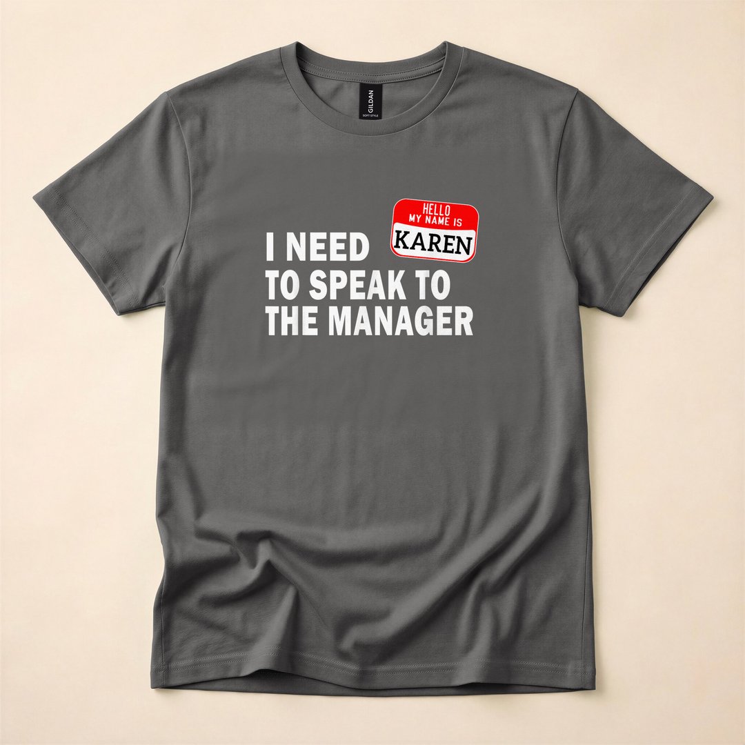 Karen Speak to the Manager Funny Lazy Halloween Costume T-Shirt - photo 5