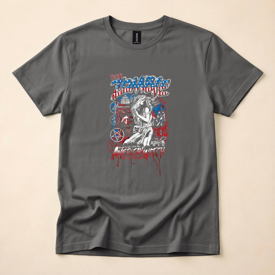 Rob Zombie American Witch Horror Rock T-Shirt - photo 5