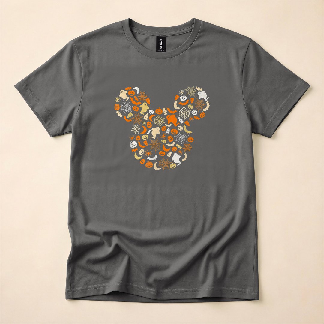 Mickey Mouse Ghosts Pumpkins and Spiders Halloween T-Shirt - photo 5