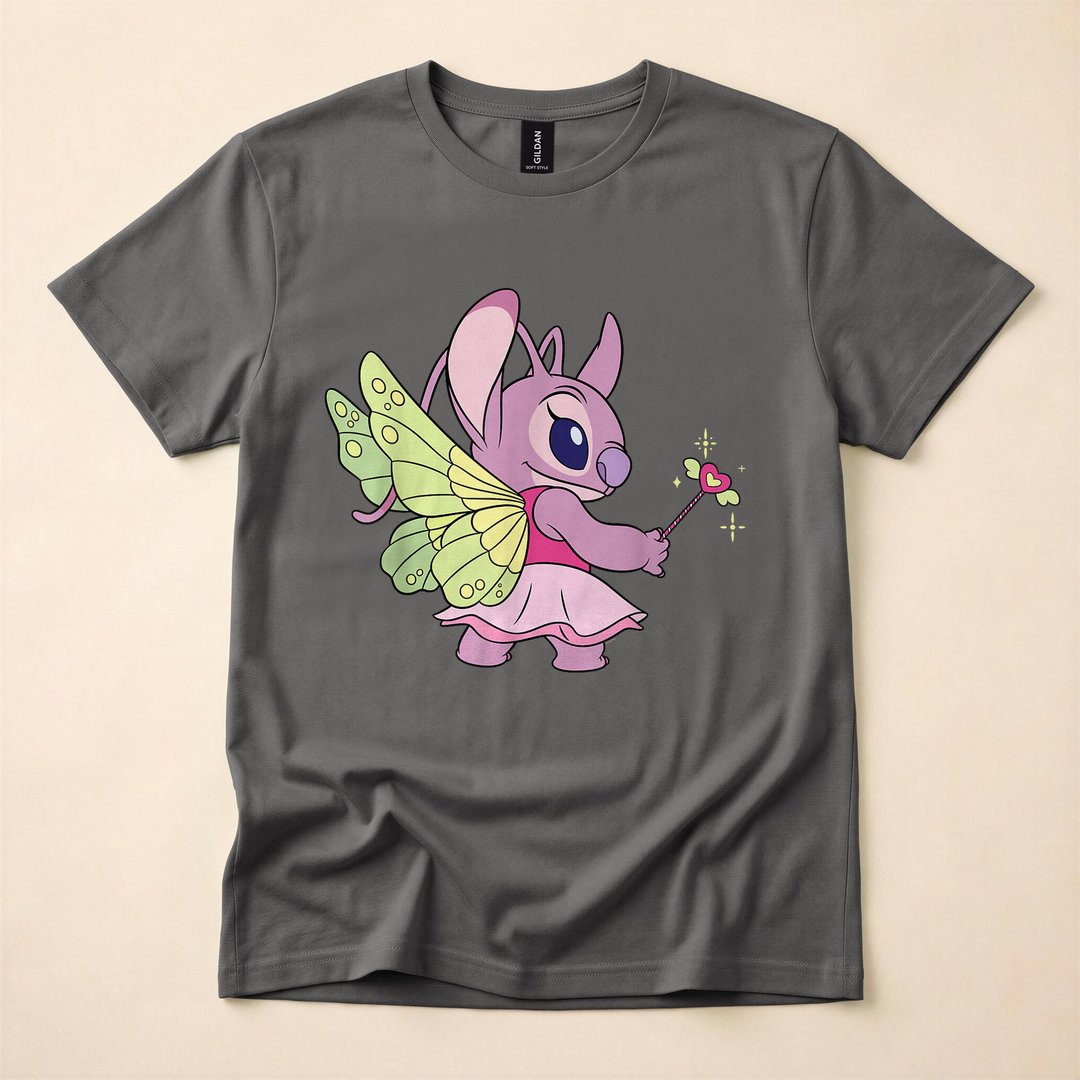 Lilo and Stitch Angel Fairy Halloween Trick-or-Treat T-Shirt - photo 5