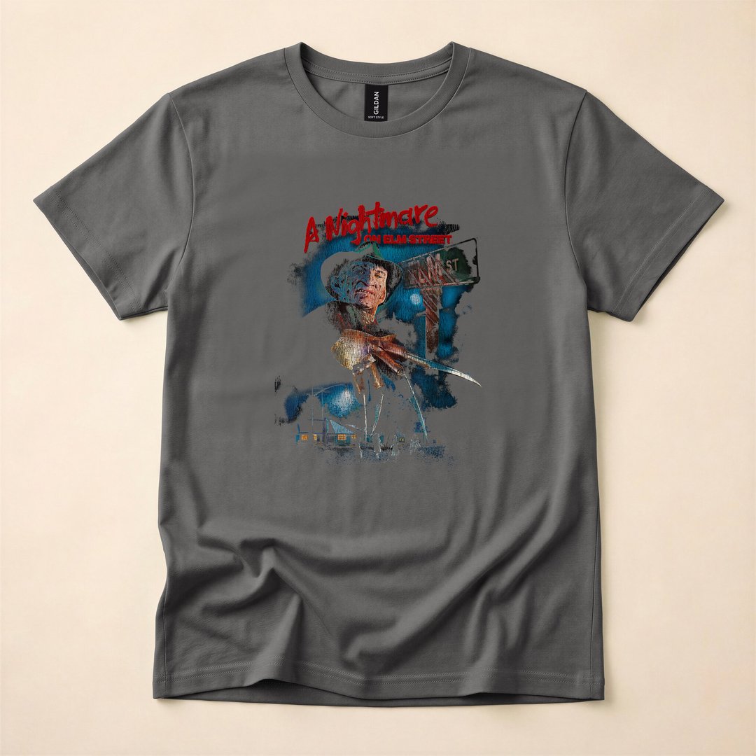 A Nightmare on Elm Street Freddy Krueger Poster Fade T-Shirt - photo 5