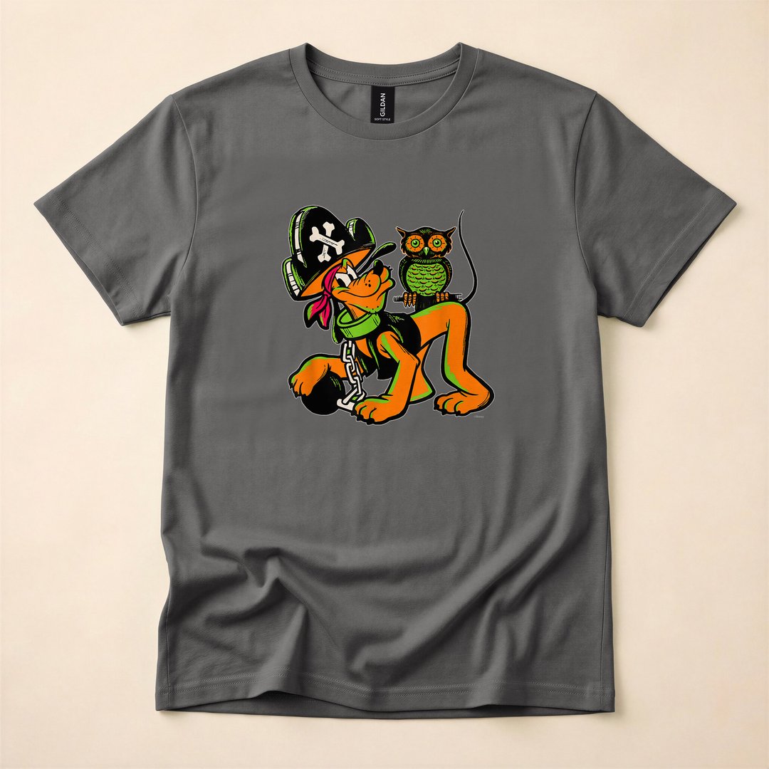 Disney Pluto Pirate Captain Costume Halloween T-Shirt - photo 5