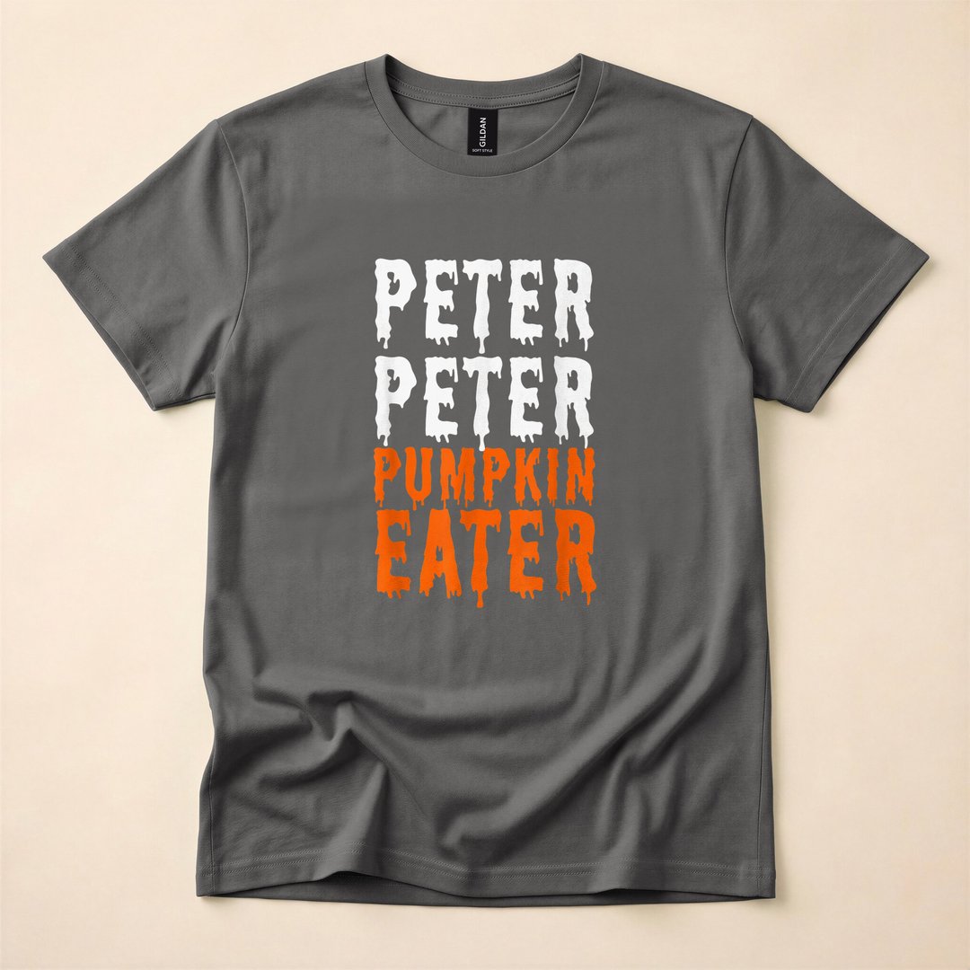Peter Pumpkin Eater Halloween Couples Costume T-Shirt - photo 5