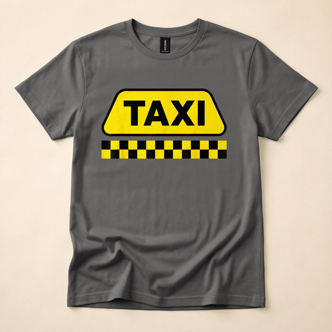 NYC Yellow Cab Taxi Driver Funny Halloween Costume T-Shirt - photo 5