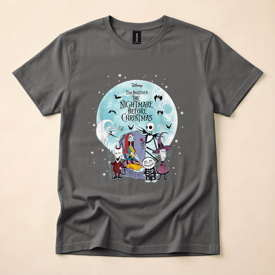 Jack Skellington and Friends Nightmare Before Christmas T-Shirt - photo 5