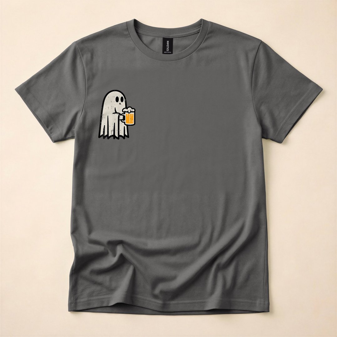 Lazy Ghost Costume Funny Halloween Party T-Shirt - photo 5