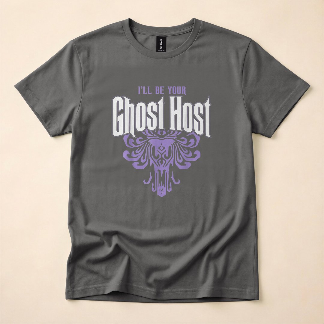 I'll Be Your Ghost Host Haunted Halloween Party T-Shirt - photo 5