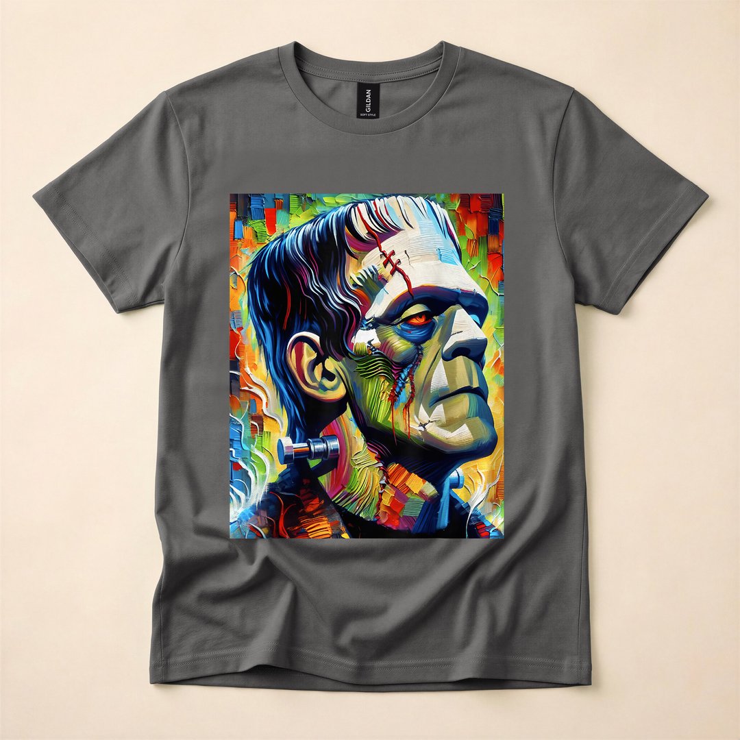 Frankenstein Monster and Bride Matching Couples Halloween T-Shirt - photo 5