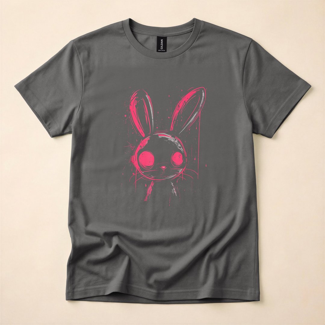Pastel Goth Bunny Creepy Cute Grunge Halloween T-Shirt - photo 5