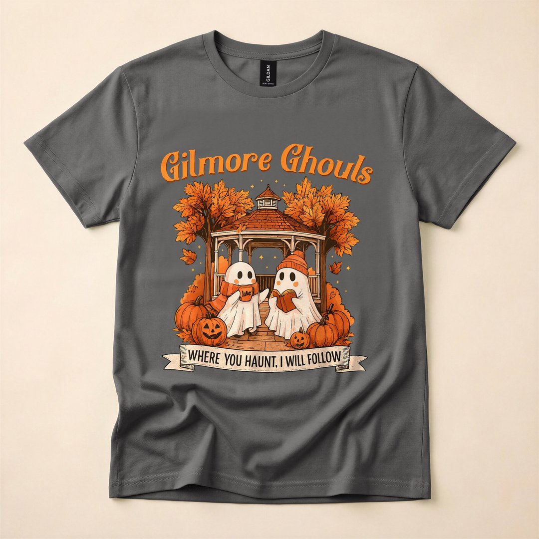 Gilmore Ghouls Where You Haunt I Will Follow Halloween T-Shirt - photo 5