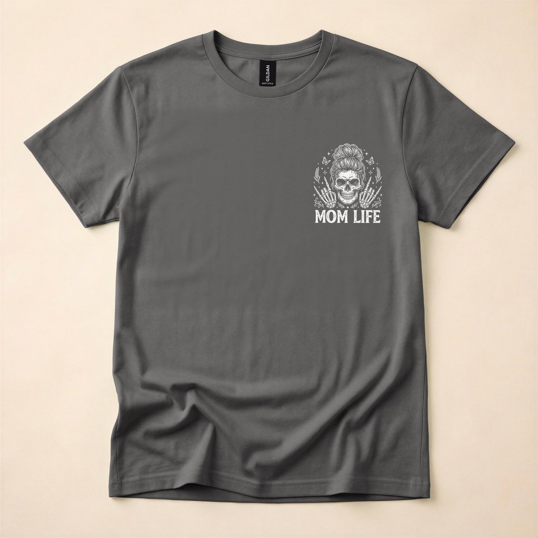 Feral and Unhinged Moms Club Skeleton Coffee T-Shirt - photo 5