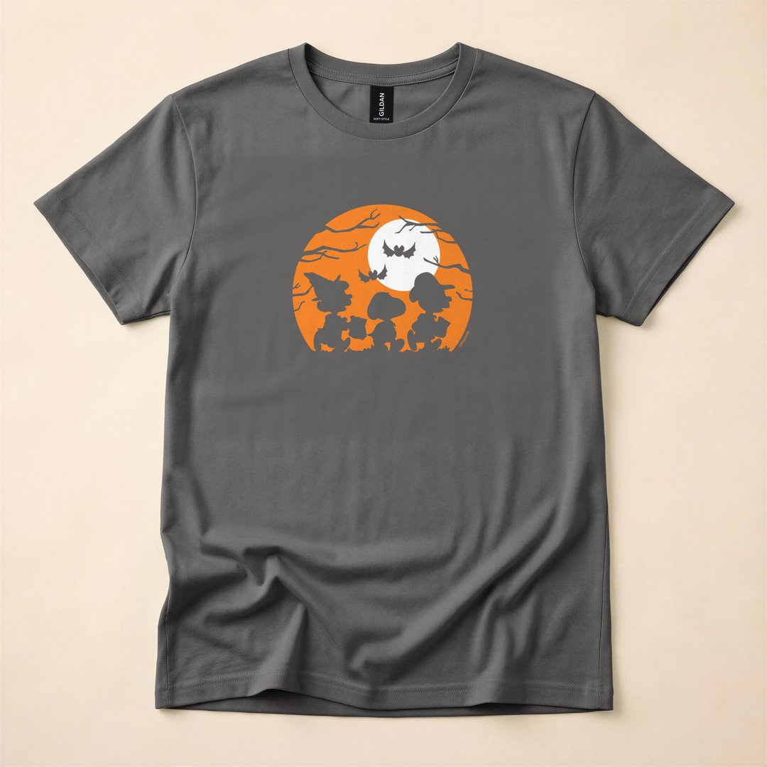 Peanuts Halloween Trick or Treat Silhouettes T-Shirt - photo 5