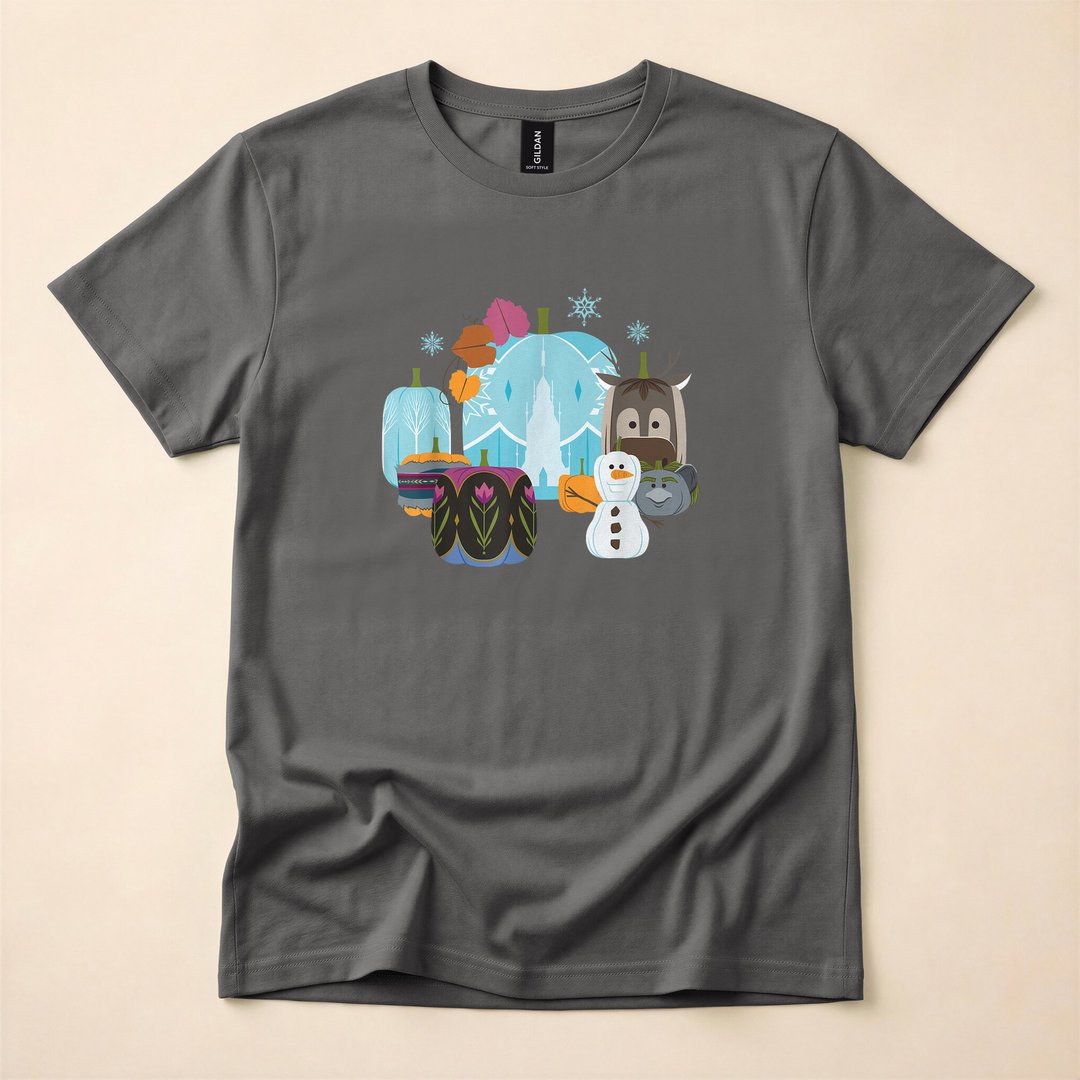 Disney Frozen Princesses Autumn Pumpkin Harvest T-Shirt - photo 5