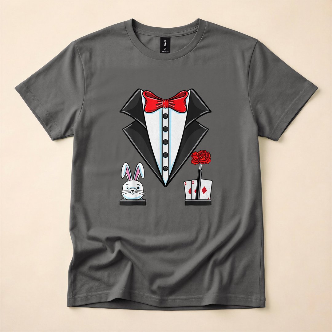 Classic Magician Costume Funny Halloween T-Shirt - photo 5