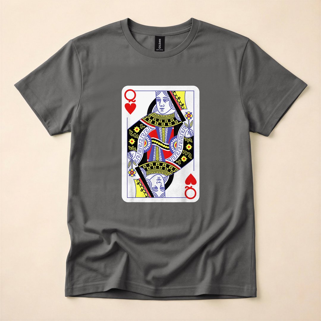Queen of Hearts Playing Card Halloween Costume T-Shirt - photo 5