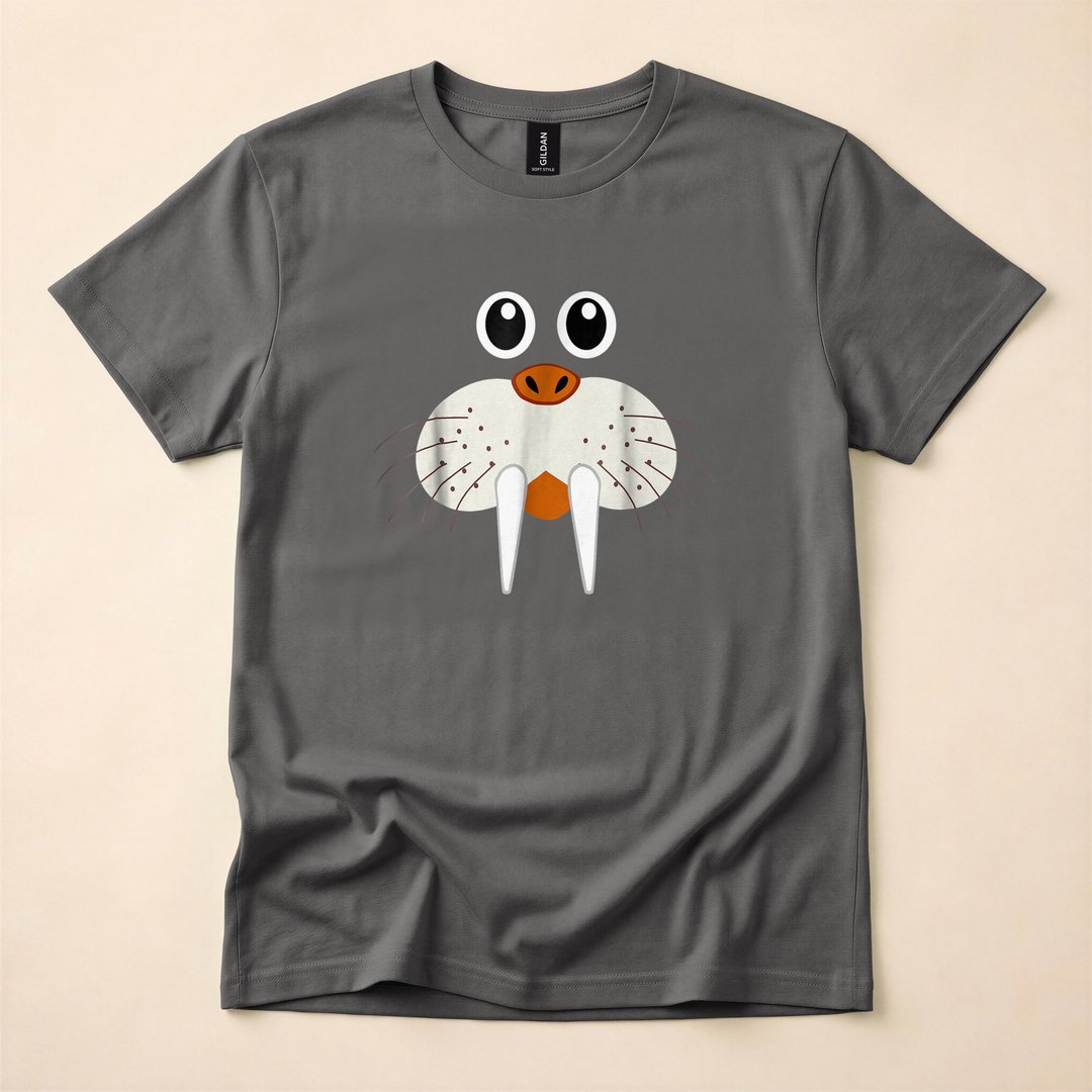 Cute Walrus Animal Funny Halloween Costume T-Shirt - photo 5