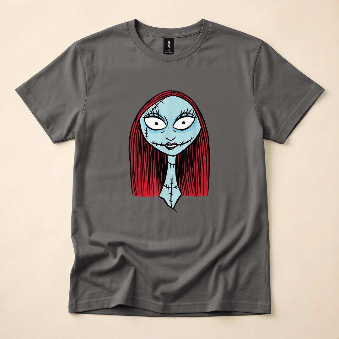 The Nightmare Before Christmas Sally Big Face Halloween T-Shirt - photo 5