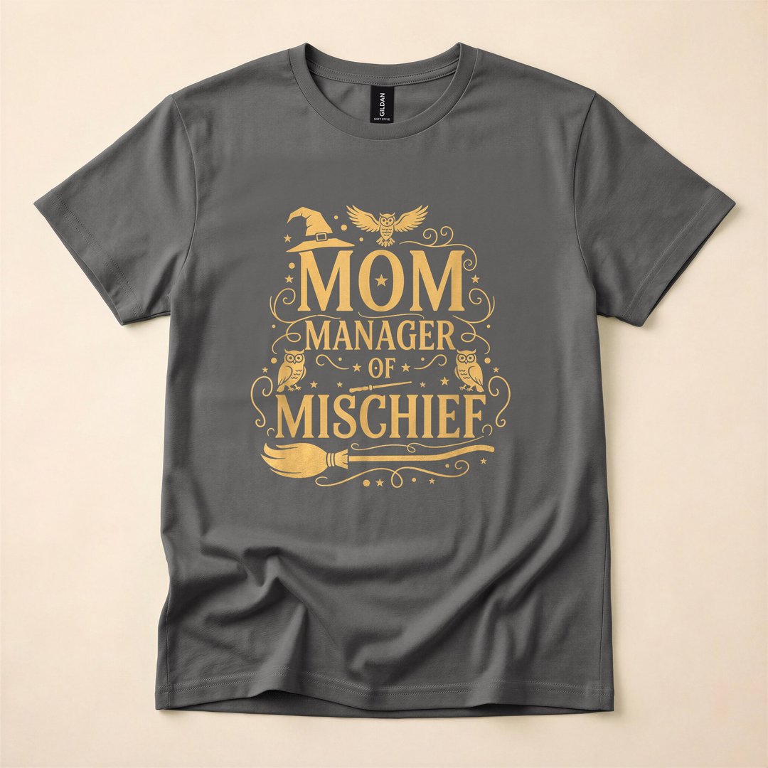 Magical Mom Manager of Mischief Halloween T-Shirt - photo 5
