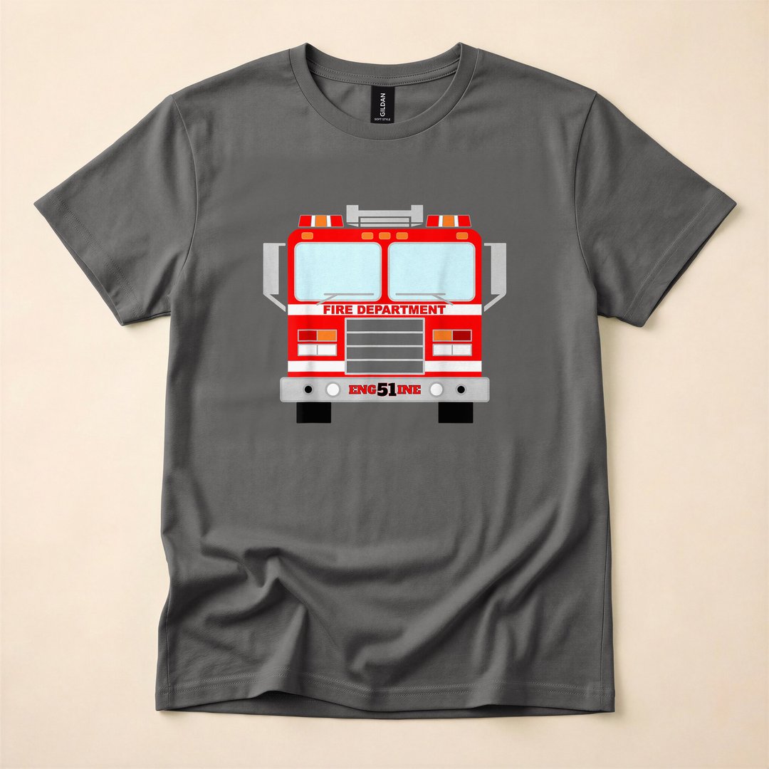 Pretend I'm a Fire Truck Funny Halloween Costume T-Shirt - photo 5