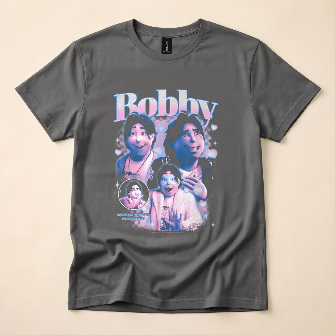 Halloween Bobby Showcase Y2K Retro Poster T-Shirt - photo 5