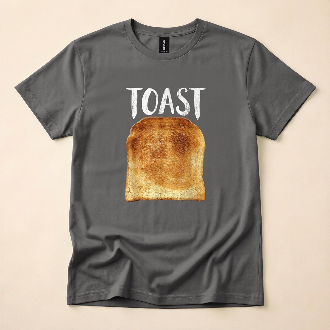 Toast Funny Bread Last-Minute Halloween Costume T-Shirt - photo 5