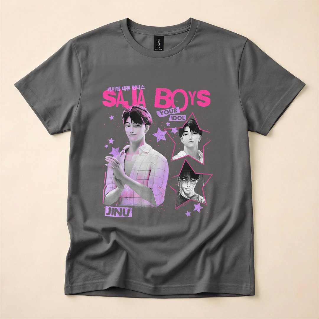 Saja Boys Your Idol Jinu Halloween K-Pop T-Shirt - photo 5