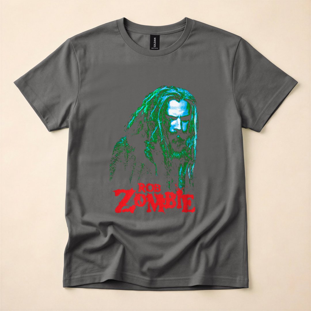 Rob Zombie Horror Rock Album Cover T-Shirt - photo 5