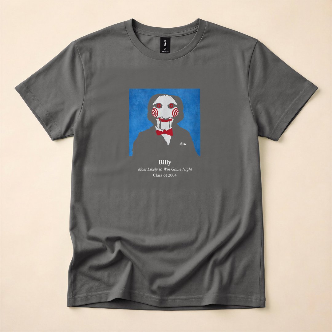 Saw Billy Most Likely To Win Game Night Horror T-Shirt - photo 5