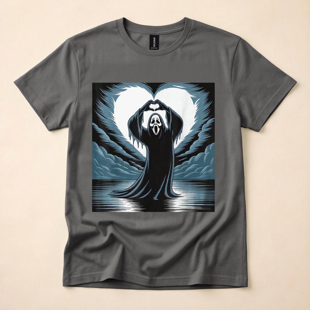 Spooky Season Ghost Scary Face Horror T-Shirt - photo 5