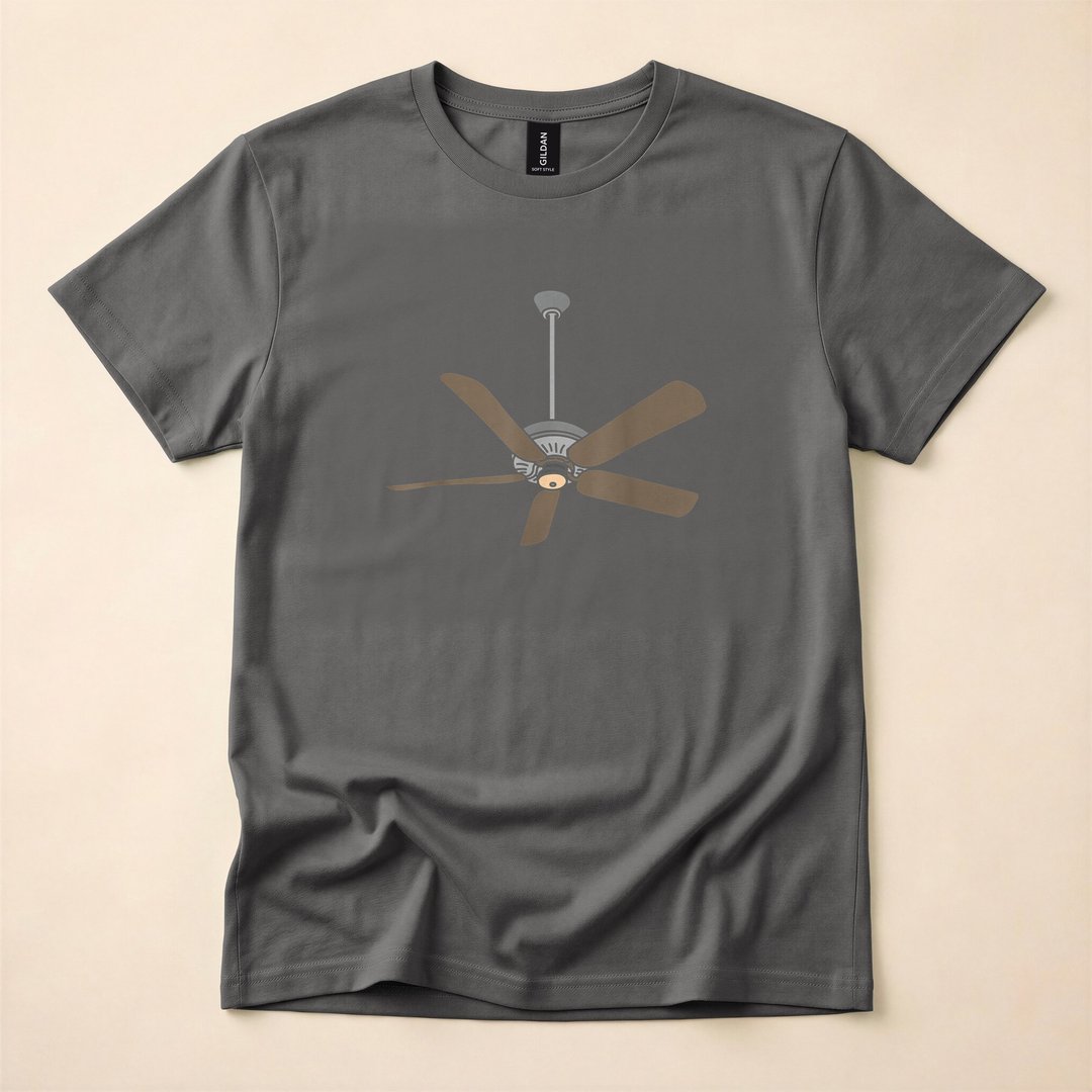 Ceiling Fan Lazy DIY Halloween Costume Funny Pun T-Shirt - photo 5