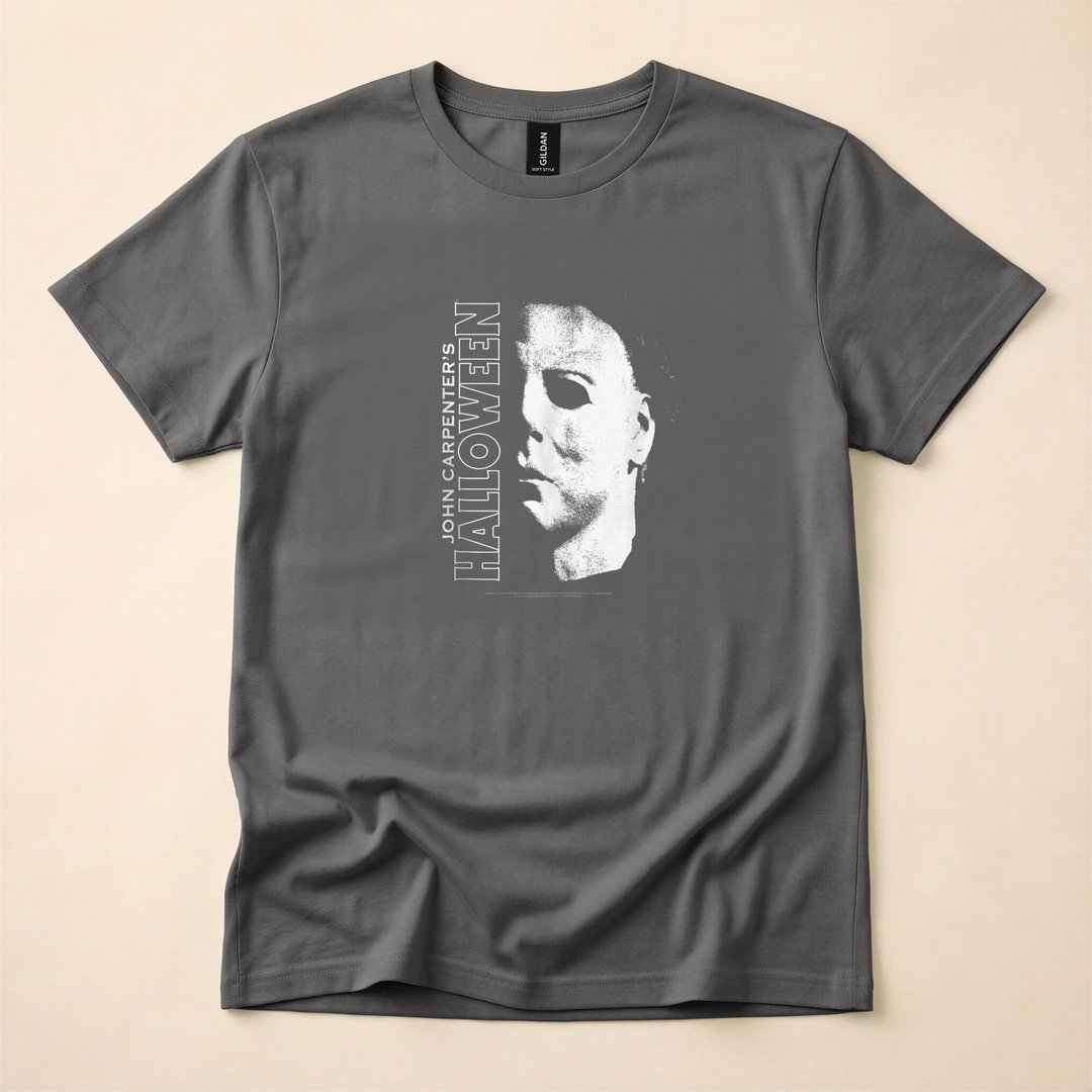 Michael Myers Large Face Halloween Horror T-Shirt - photo 5